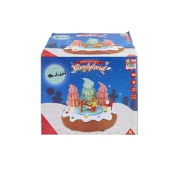 Scène lumineuse de Noël banquise à piles H9cm