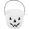 Seau à bonbons citrouille phosphorescent Halloween