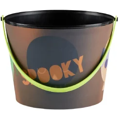 Seau à bonbons Halloween avec effet d'optique multicolore