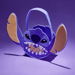 Seau à bonbons Halloween Disney Stitch bleu