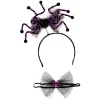 Serre tête adulte Halloween araignée géante et tour de cou