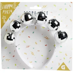 Serre-tête disco boule à facette