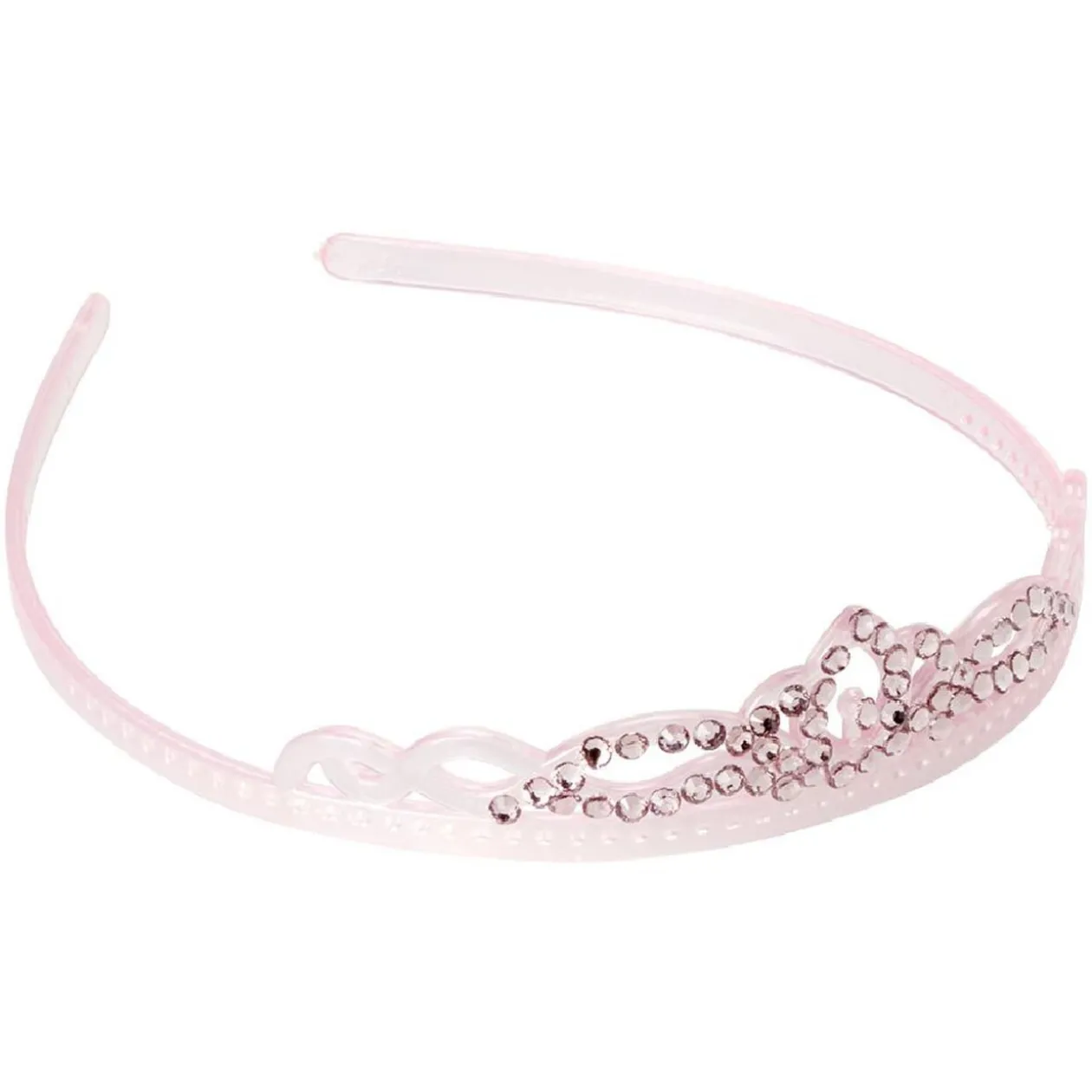 Serre-tête enfant rose avec strass