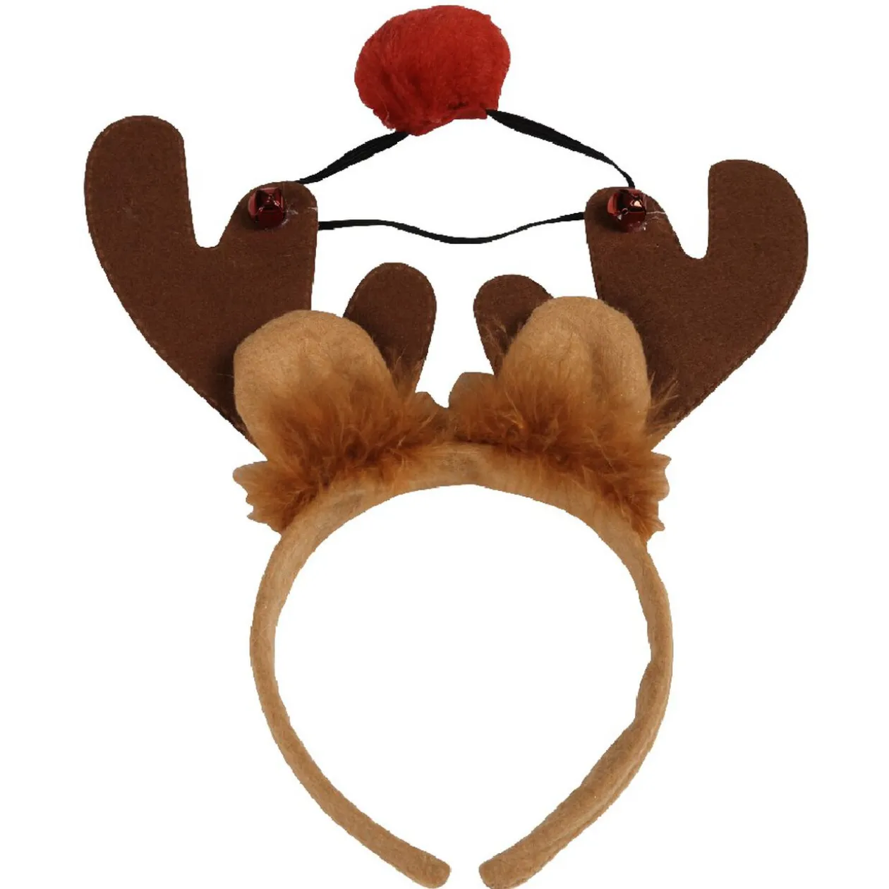 Serre-tête renne et nez rouge