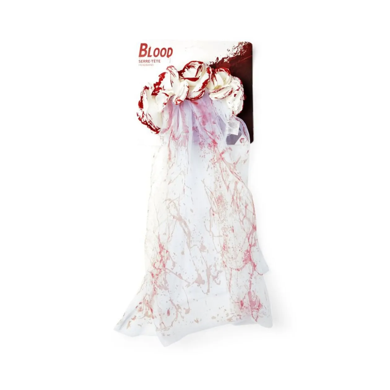 Serre-tête voile ensanglanté