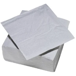 Serviette carré unie grise 2 plis en papier x50