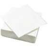 Serviette carrée blanche Tex Touch 2 plis en papier x40