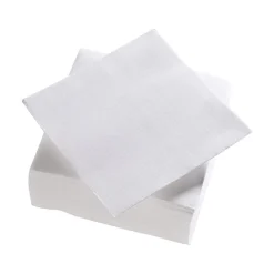 Serviette carrée blanche Tex Touch 2 plis en papier x40