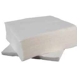 Serviette carrée blanche Tex Touch 2 plis en papier x40
