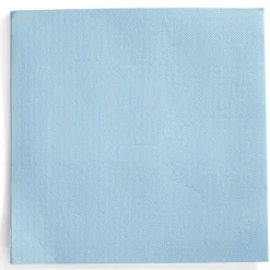 Serviette carrée bleu clair 2 plis en papier x40
