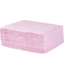 Serviette carrée rose 2 plis en papier x40