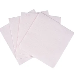 Serviette carrée rose pâle 2 plis en papier x40