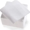 Serviette cocktail carrée 3 plis blanc x 50