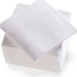 Serviette cocktail carrée 3 plis blanc x 50