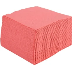 Serviette cocktail rose fushia x40