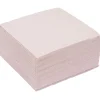 Serviette cocktail 25x25cm papier tex touch rose clair x40