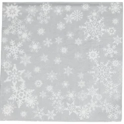 Serviette de Noël en papier motif pluie de flocons x 20