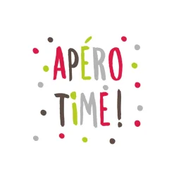 Serviette en papier Apéro time x20