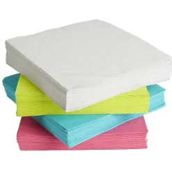 Serviette en papier coloré x200