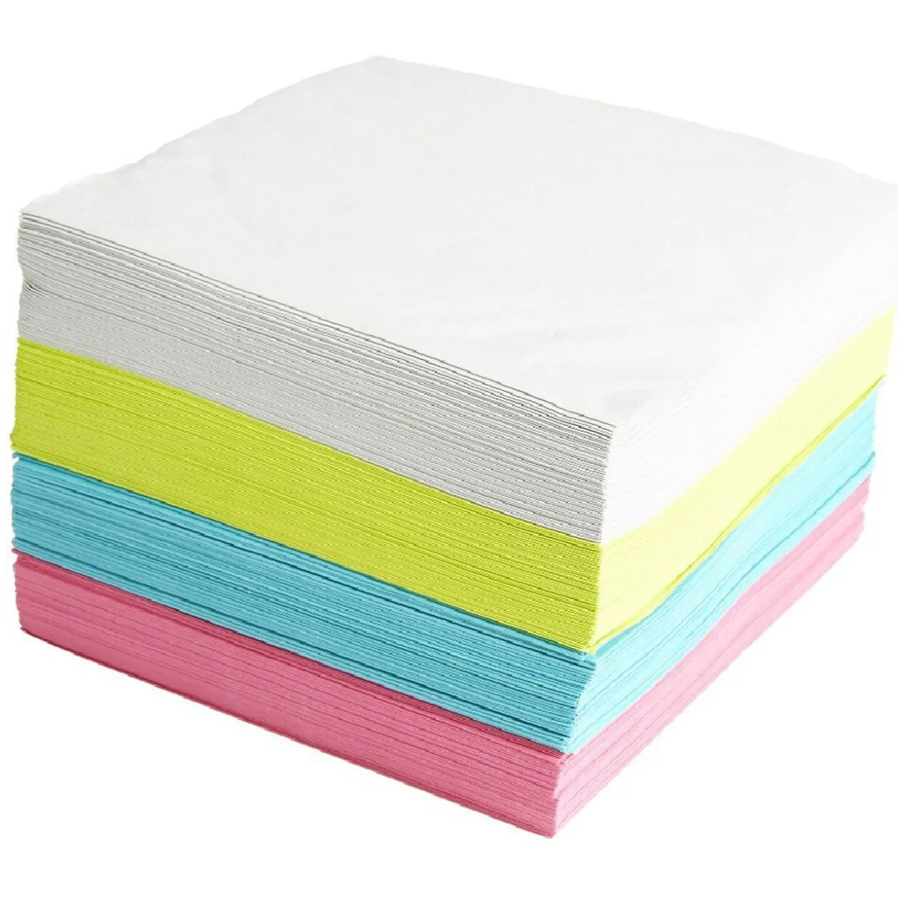 Serviette en papier coloré x200