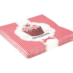 Serviette en papier design cupcake x20