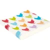 Serviette en papier design poules multicolores x20