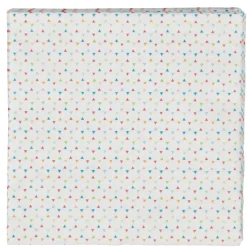 Serviette en papier design gommettes multicolores x20