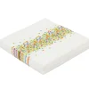 Serviette en papier design confettis multicolores x20
