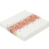 Serviette en papier design confettis multicolores x20