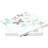Serviette en papier design papillons x20