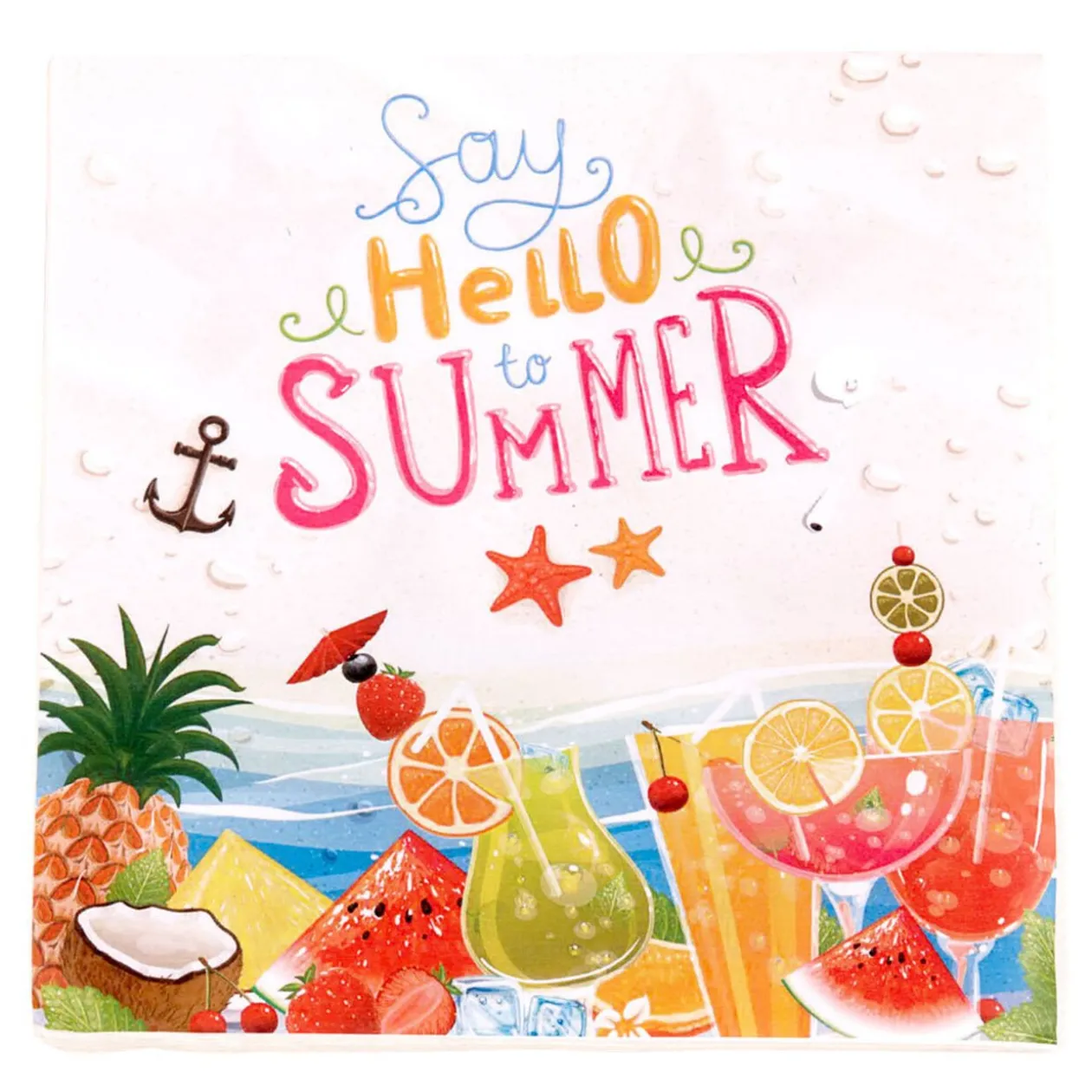 Serviette en papier délice d été x20