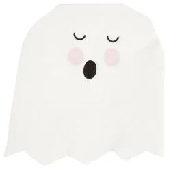 Serviette en papier fantôme blanc Halloween x20