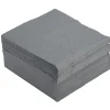 Serviette en papier gris x100