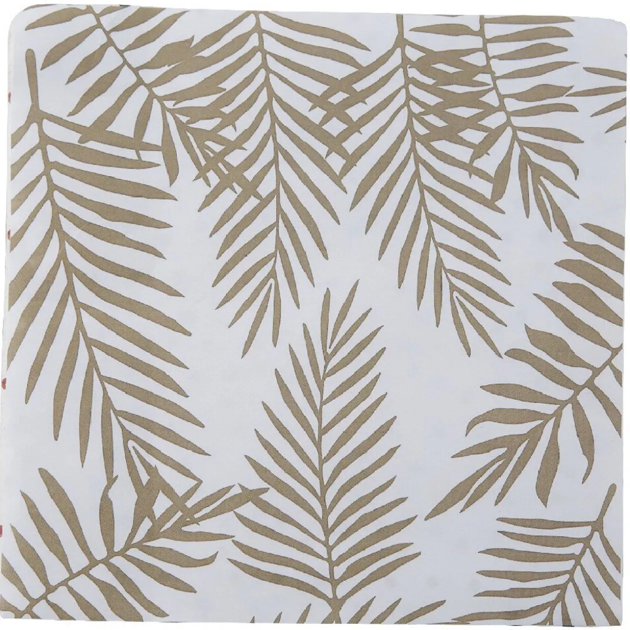 Serviette en papier imprimé feuille de palmier doré x20