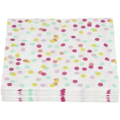 Serviette en papier imprimé pois x20