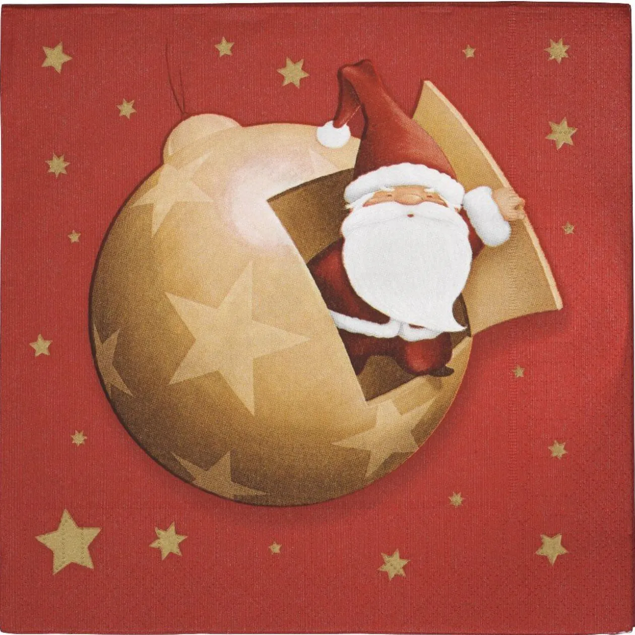 Serviette en papier motif Père Noel x20