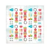 Serviette en papier motif barbecue brochettes x20