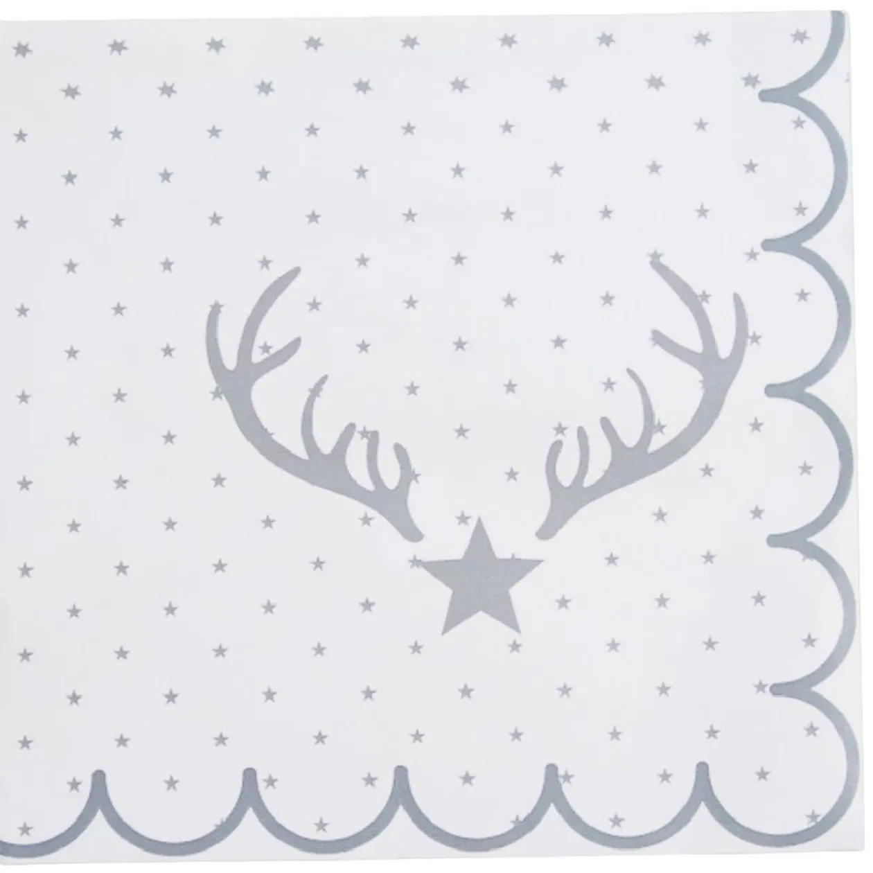 Serviette en papier motif étoile de Noël x12