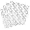 Serviette en papier motif zig zag noir et blanc x 16