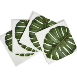 Serviette en papier motif feuille Monstera x20