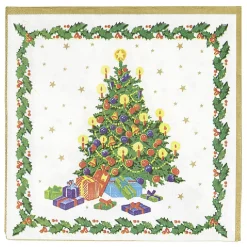 Serviette en papier motif Sapin de Noël x50