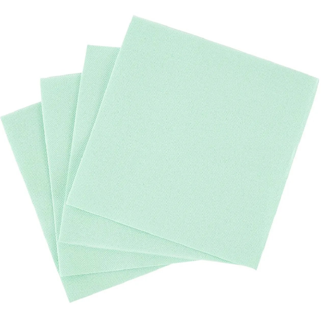 Serviette en papier ouate 2 plis vert d'eau x40