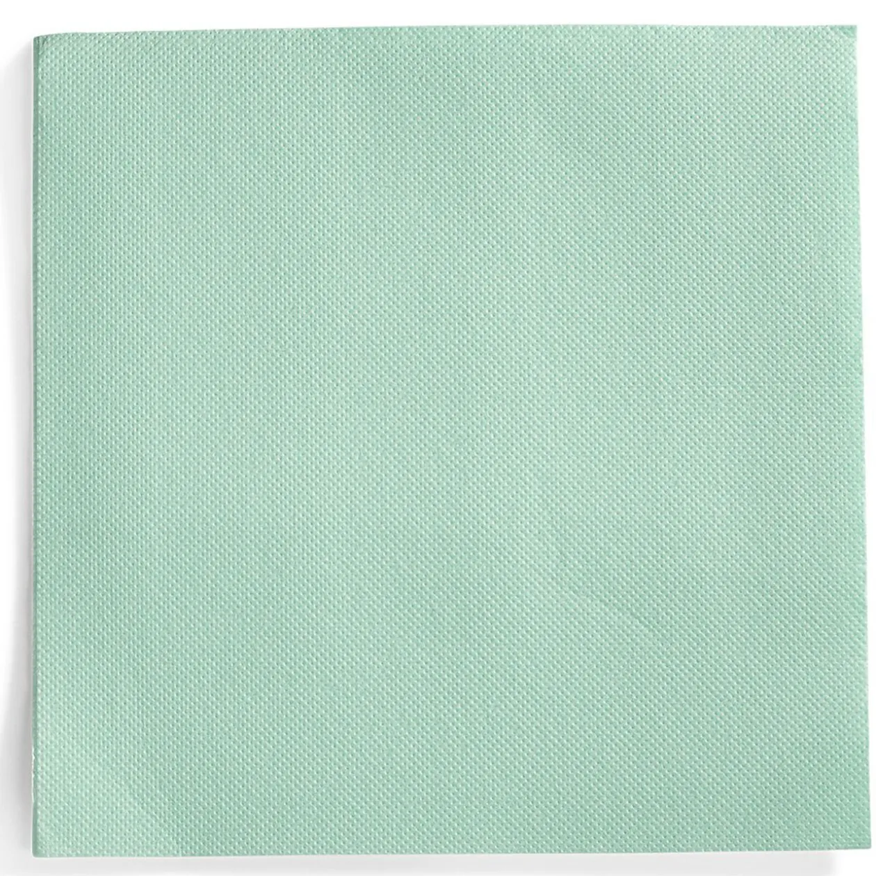 Serviette en papier ouate 2 plis vert d'eau x40