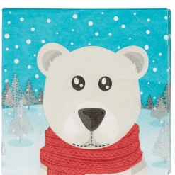 Serviette en papier ours polaire x20