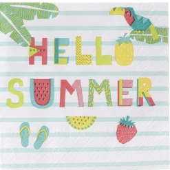 Serviette en papier Été