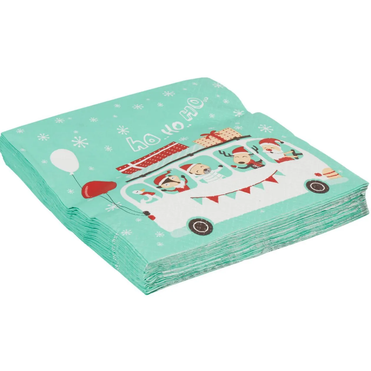 Serviette jetable de Noël Ho Ho Ho x20