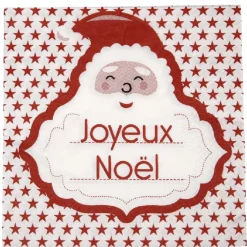 Serviette jetable design Père Noël x20