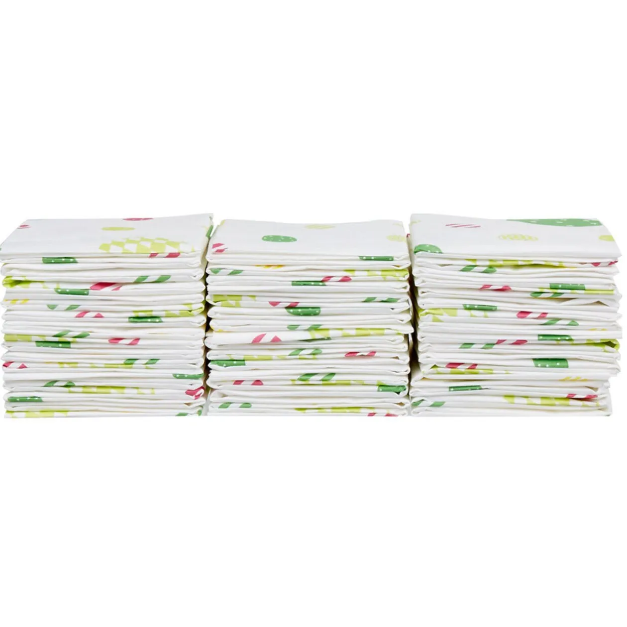 Serviette jetable pré pliée motif oeufs de Pâques x12