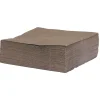 Serviette jetable 33x33 cm uni taupe x50