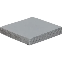 Serviette papier argenté X25